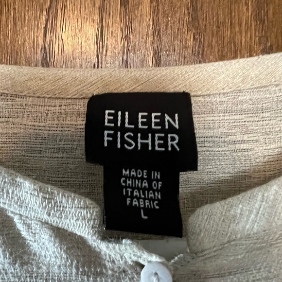 Eileen Fisher Long Linen Topper - Picture 3 of 7